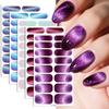 Glittery Cat Eye Nail Polish Film Nail Stickers European and American Style Glitter Nail Stickers Nail Art Stickers