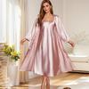 Women's Pajama Women's Loose Robe Suspender Nightdress Bathrobes Homewear Pajamas Fashion Nightgown Nightdress Set
