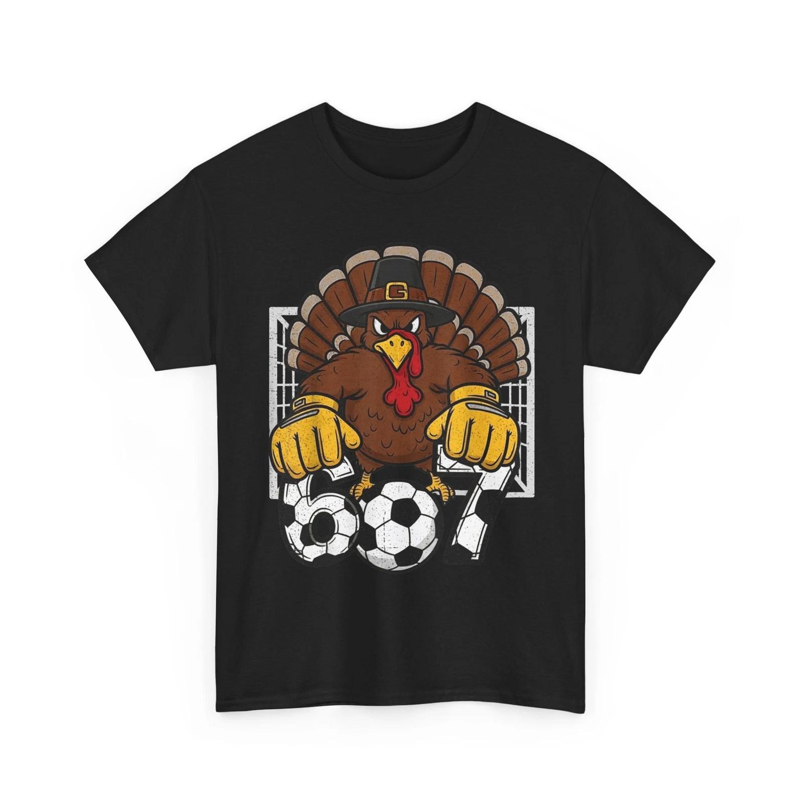 Turkey Goalie Soccer 67 Six Seven Boys Thanksgiving T shirt 4XL