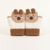 0-3 Years Old Capybara Winter Flip Gloves Thickened Kids Knitted Mitten Half Finger Gloves  School