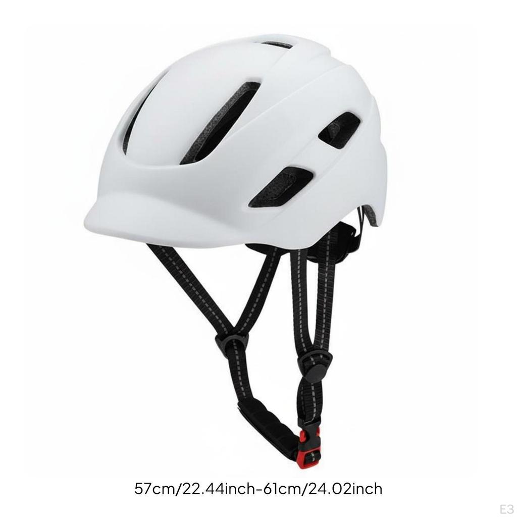 USB RenewablePowered Bike Helmet Customizable Fit with Rear Light Ventilated Sports Gear L