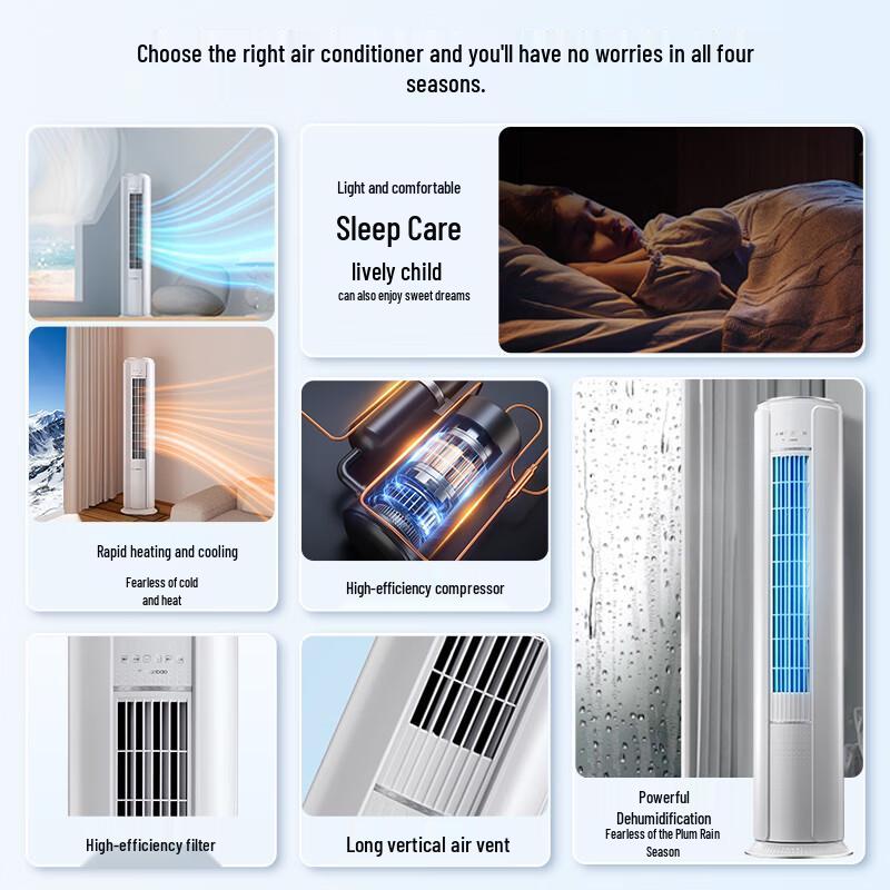 Wanbao 3 HP Inverter Floor-Standing Air Conditioner, Level 1 Energy