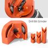 Multi-Size Fit Drill Bit Sharpener Restore Old Drill Bits DIY Tool Knife Sharpener Electric Drill Accessory Home Workshop
