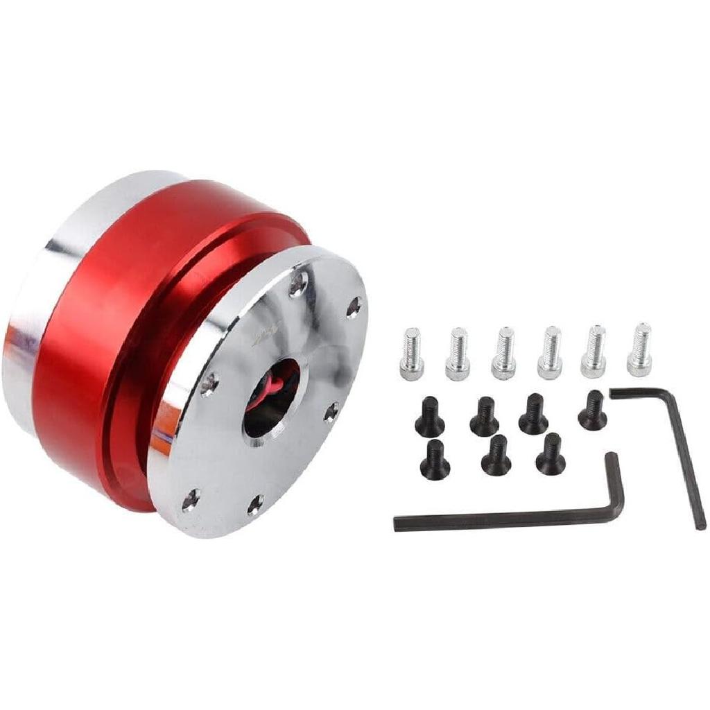 Steering Wheel Adapter Quick Release Boss Kit for Thrustmaster T500 T300 T-GT TX(Black)