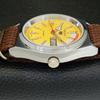 Seiko 5 AUTOMATIC VINTAGE REFURBISHED 6309A JAPAN MENS YELLOW WATCH A440914-4 Sk-a440914