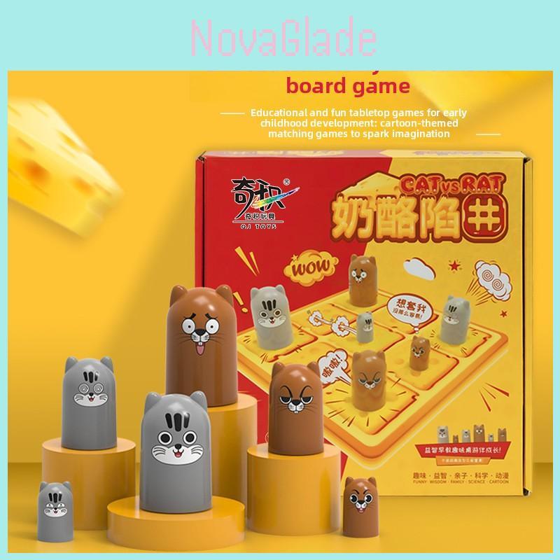Cheese Trap Kids Board Game With Abs Material For Brain Development And Parent Child Interaction