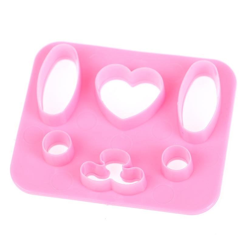 3Pcs Diy Cute Smile Sandwich Tool Sushi Nori Rice Mold Decor Cutter Bento Maker