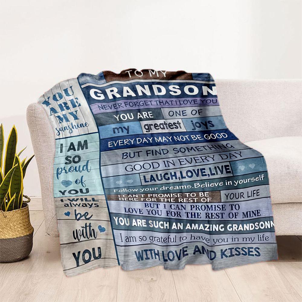 1pc Mom's Love Blanket Soft Cozy Lightweight for Travel Camping Picnics Sofa Office Bed Living Room Perfect Gift for Friends and Family