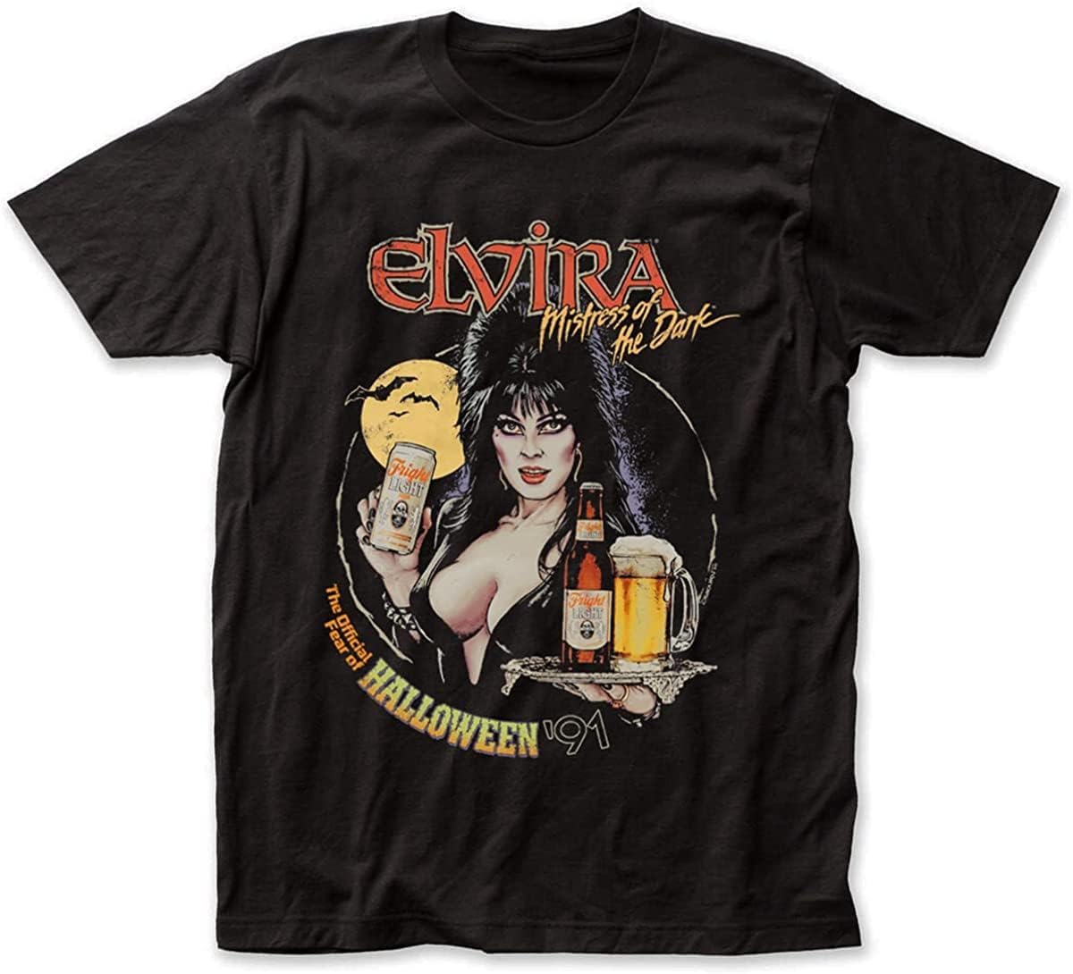 Elvira Mistress of The Dark Fright Light T-Shirt Black XXL чёрный