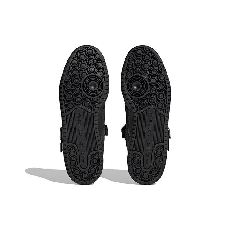 Adidas Originals Forum Low Leather Comfortable Trendy Low-Top Skate Shoes Unisex Sneakers Black IG7596