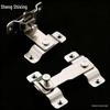 Extra Large Stainless Steel Sliding Door Lock with Right Angle Clasp for Bathroom