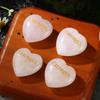 Natural Pink 30mm Heart-Shaped Engraved Crystal Pocket Stone Ornament