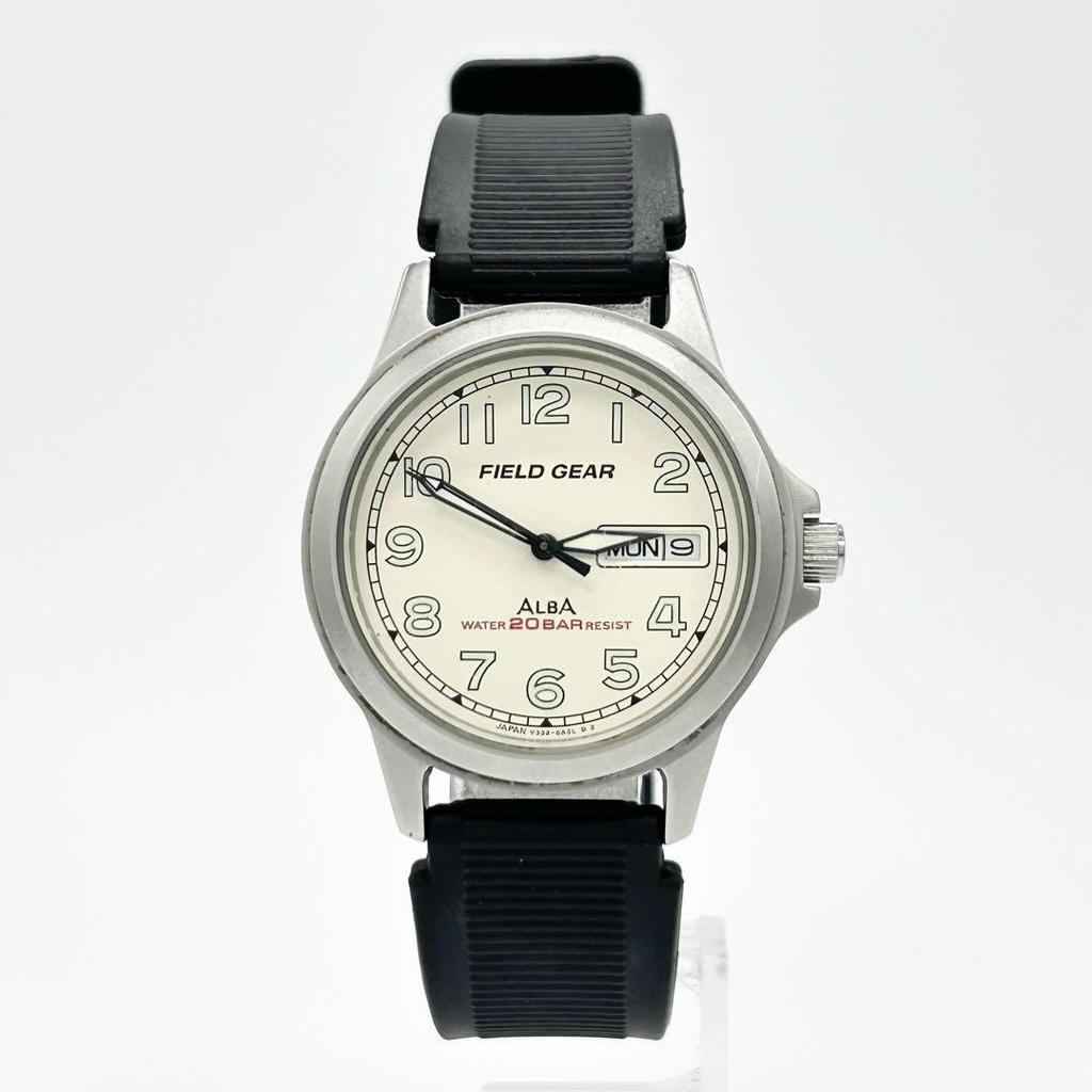 [USED] SEIKO ALBA FIELD GEAR quartz watch