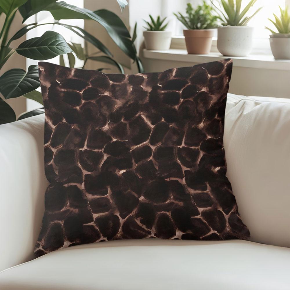 Dark Web square Jacquard Pillow Cover for Sofa Office Waist Cushion Cover Home Decorative Pillowcase