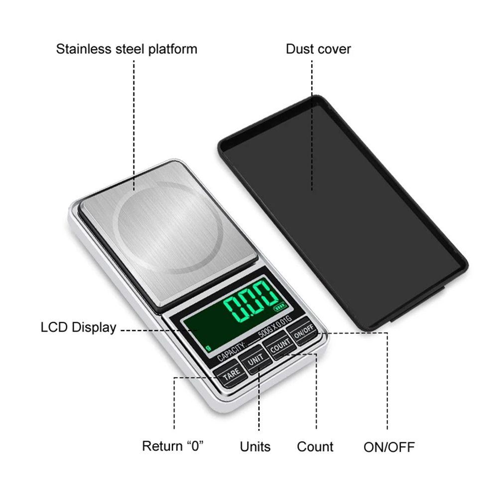 Professional Mini Pocket for Gold Bijoux Sterling jewelry weight Digital Scales LCD Display Balance Gram Scale Electronic Scale