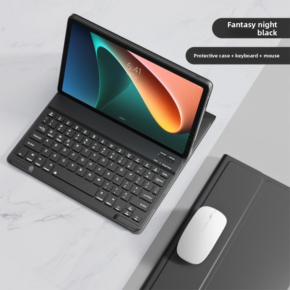 Xiaomi Pad 6 5 Pro Bluetooth Keyboard Case 11 Inch Magnetic Cover with Redmi Tablet 6s Pro 12.4 Leather Stand