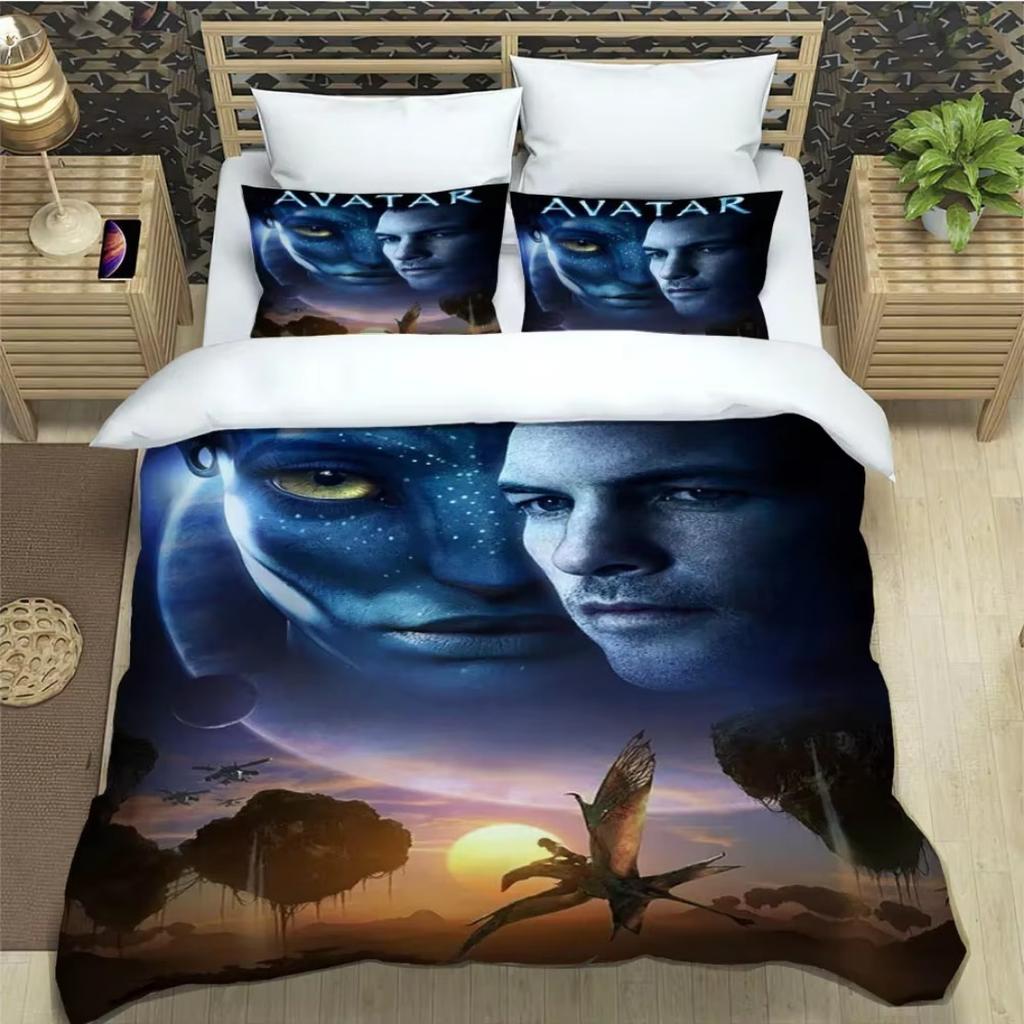 Movie Avatar Duvet Cover The Way of Water Bedding Sets Supplies Set Duvet Cover Bed Comforter Set