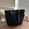 Large Capacity Canvas Tote Bags for Work Commuting Carrying Bag College Style Student Outfit Book Shoulder Bag Shopping Bag