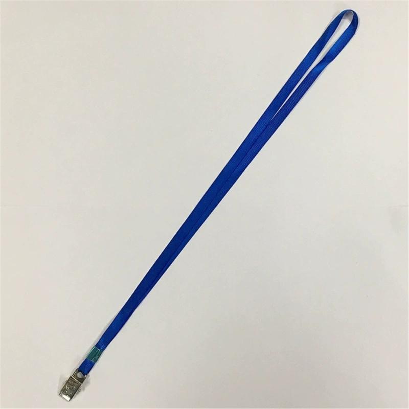 100 Pcs Lanyard with Clip Safety Lanyards Flat Neck Lanyard Neck Straps Black Lanyards for School Activity Classroom