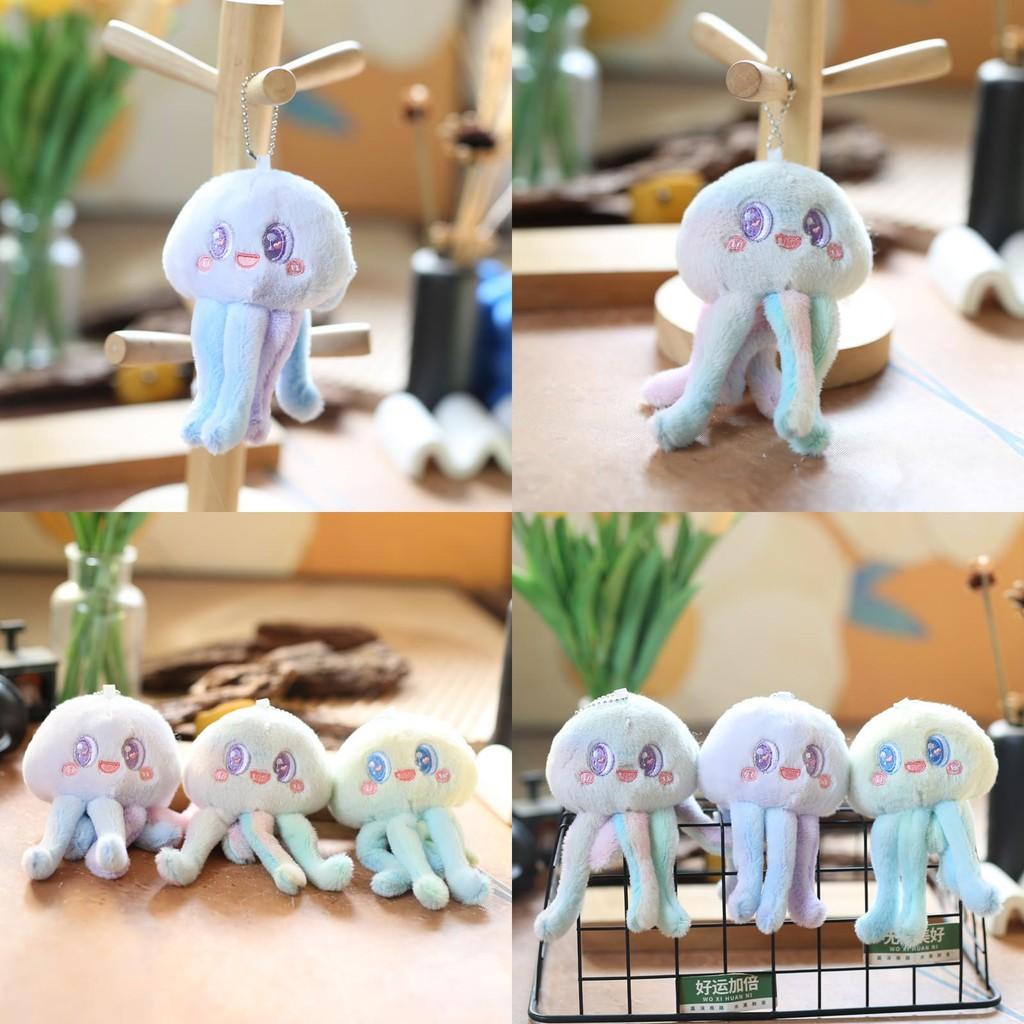 Adorable Plush Octopus Keychain Cute Soft Short Plush Toy Stuffed Animal