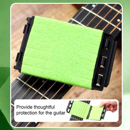 1/2/3 Peças Limpador de Cordas de Guitarra Acústica Elétrica Baixo Ukulele Esfregão de Cordas Manutenção da Escala Trastes Ferramenta de Limpeza