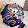 Japanese-style Cartoon Demon Slayer Kamado Tanjiro & Kamado Nezuko Umbrella Including Home Travel and Outdoor Activities Multi Functional Umbrella 2