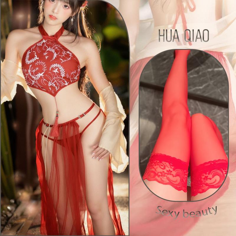 Ancient Fairy Hanfu Sexy Pure Desire Passion Pajamas Sex Products Belly Pocket Women's Sex Underwear