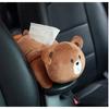 Creative Car Armrest Box Car Tissue Box Draw Cartoon Cute Car Draw Car Tray Trailer Interior Decoration Supplies