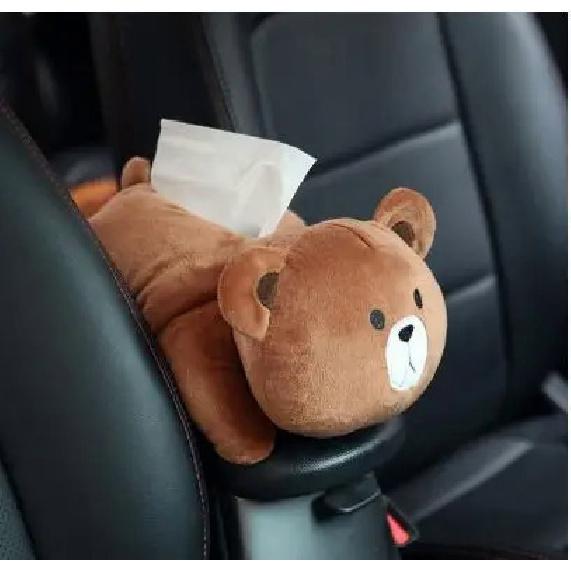 Creative Car Armrest Box Car Tissue Box Draw Cartoon Cute Car Draw Car Tray Trailer Interior Decoration Supplies