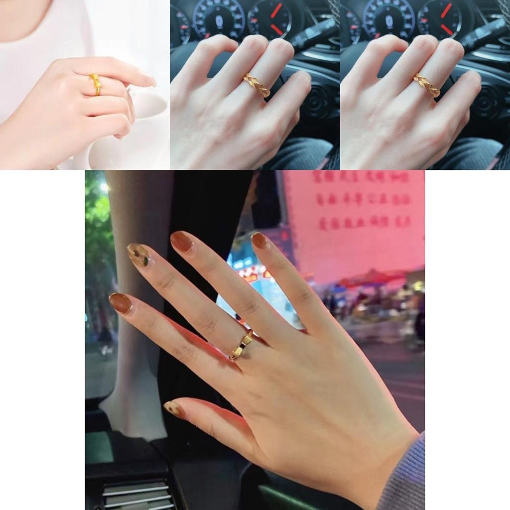 Stylish Adjustable Wheat Spike And Bowknot Brass Gold Plated Ring For Women