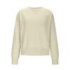 Women's Fashion Round Neck Pullover Sweater Casual Versatile Solid Color Knit Top