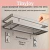 Steel Bathroom Wall Shelf With No Drilling Design For Home Toilet Storage And Organization