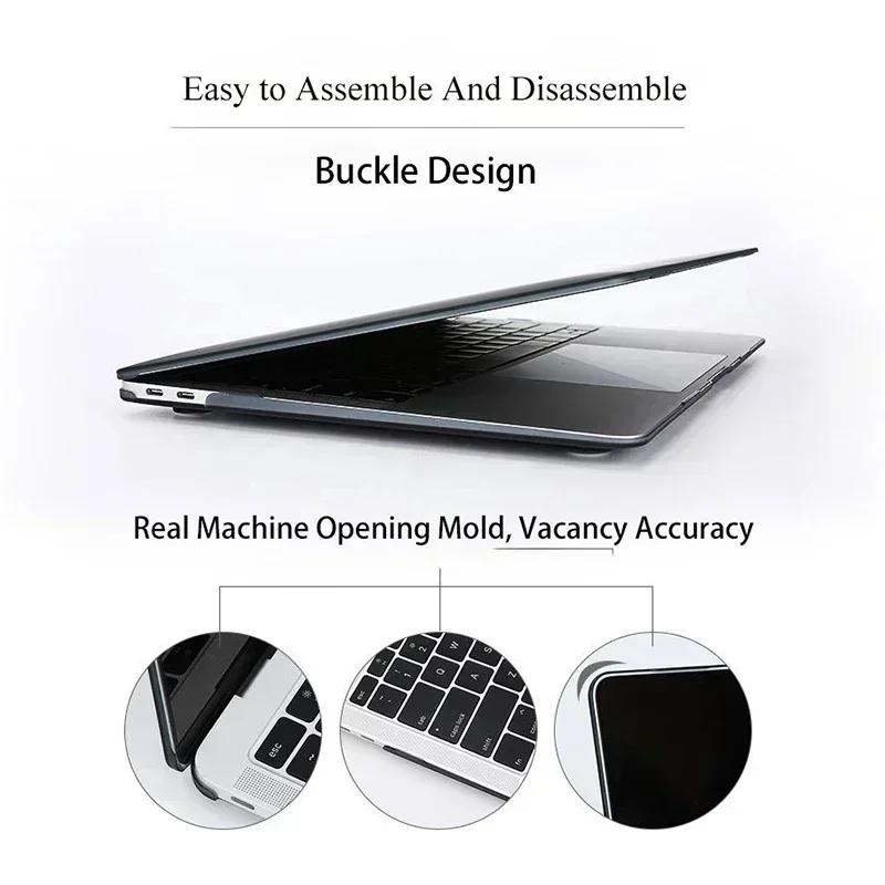 Laptopfodral i kolfiber för Macbook Neo13 2026 Hårt skal för Mac Book Air 13 15 Pro 13 14 16 M1 M2 M5 M3 M4 Sleeve Tillbehör