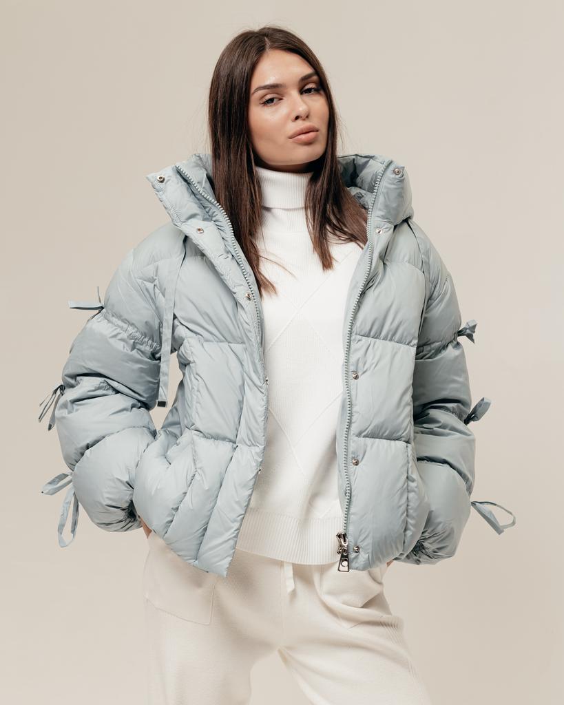 Women's Down Jacket SNOW OWL 24252 S Blue