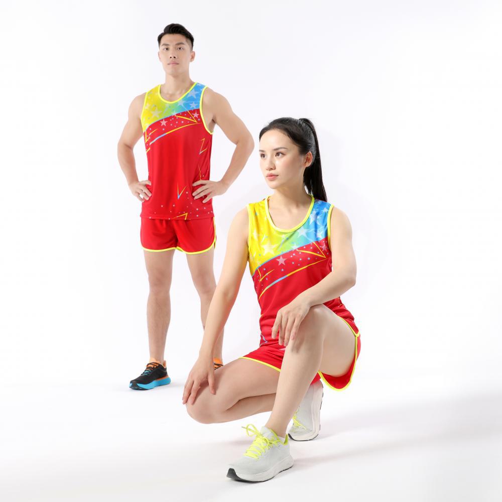Unisex Track & Field Suit: Marathon Vest & Sprint Training Gear for Students