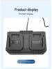 Makita 21V Dual Port Charger for Power Tools - Electric Drill & Wrench, Dual Slot, High-Power Lithium Battery Charger