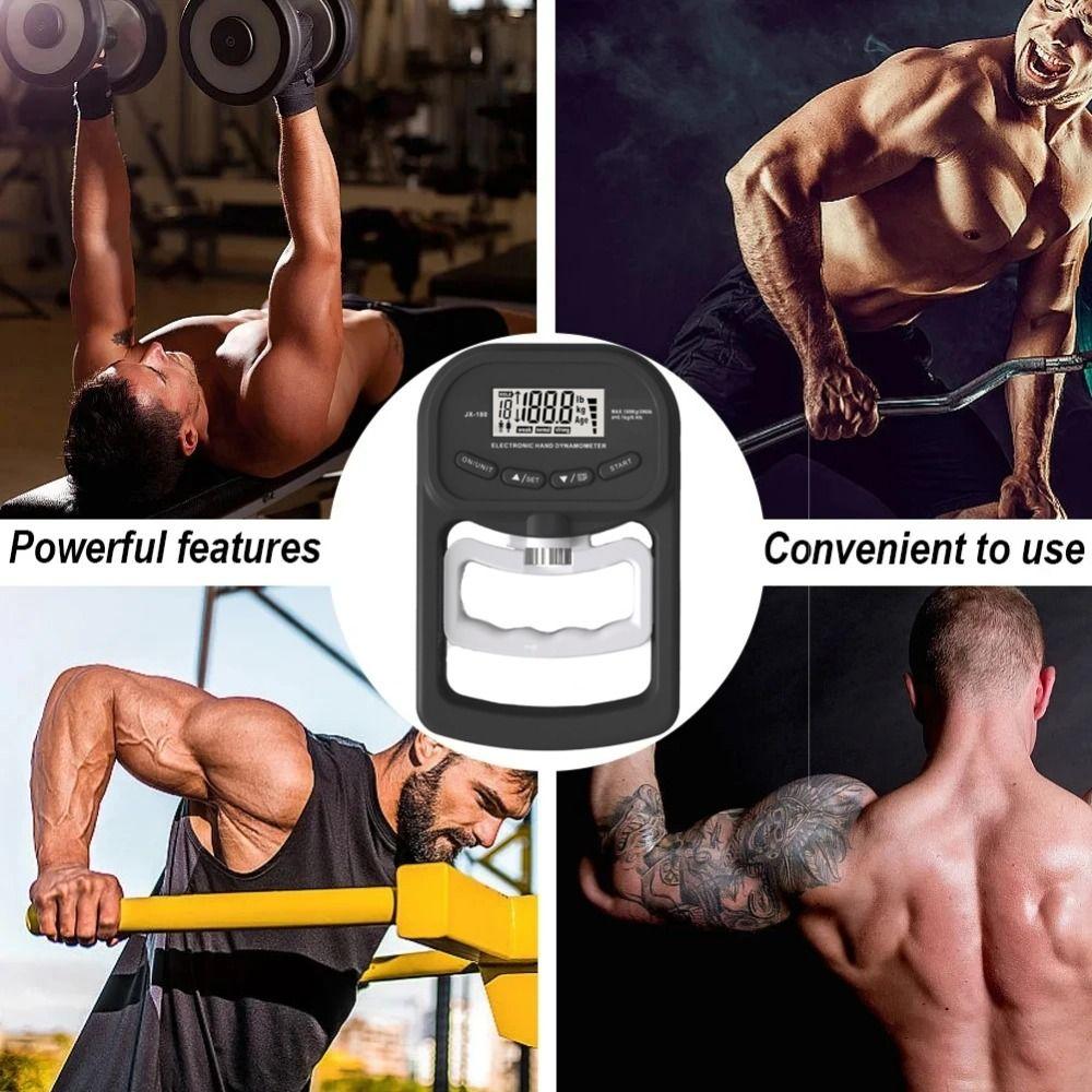 396Lbs/180Kg Digital Hand Dynamometer Electronic Grip Strength Measurement Meter  Home School