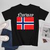 More Design Norway Flag Norse Unisex Tshirt Tees Tshirt Oneck T Shirts Unisex Boys Clothing 100 Cotton