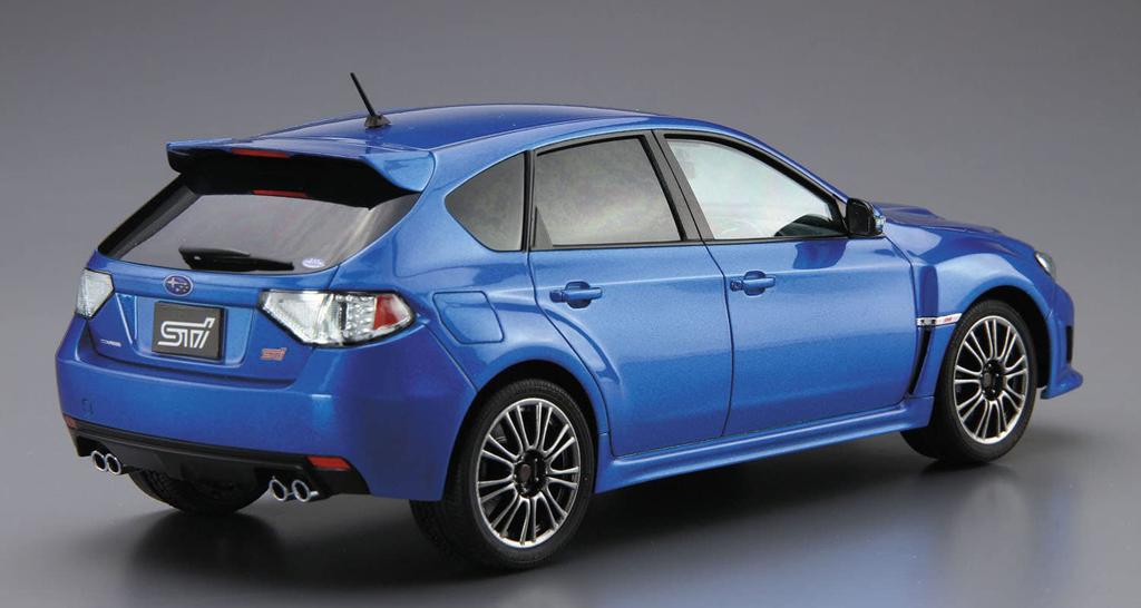 Aoshima Bunka Kyozai Scale The Model Car Series 29 Subaru GRB Impreza WRX STI 2010 Plastic Model 1/24 No.
