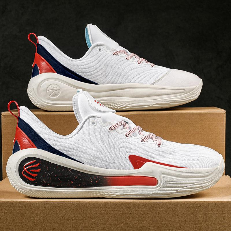 

Новые мужские и женские баскетбольные кроссовки модные ботинки-берцы сетчатая поверхность кроссовки для тренировок для учеников средней школы дышащая спортивная обувь 45