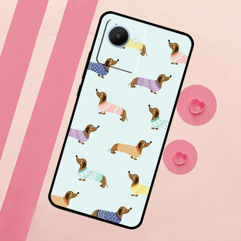 Süßer Dackel Hund Heiß Für Realme 15 Pro 10 11 12 13 14 Pro Plus GT7 C67 C65 C63 C61 C55 C53 C51 C35 C71 C75 Hülle