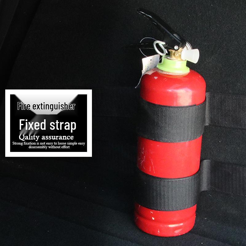 Car Trunk Fire Extinguisher Tie-Down Strap