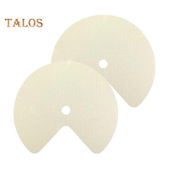 2Pcs Shelf Liner Circle Kitchen Liners Non Adhesive Cabinet Drawer Mats Non Slip Fridge Liners for Pantry Sink Storage Cupboard