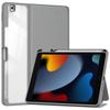 For iPad 10.2 Protective Case Transparent Stand Cover with Pencil Slot for iPad 7 8 9 Foldable Book Style Shell