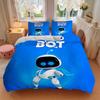 Astro Bot Adventure Print 3Pcs Bedding Setduvet Cover With 2 Bedropillowcase Home Birthday Gift