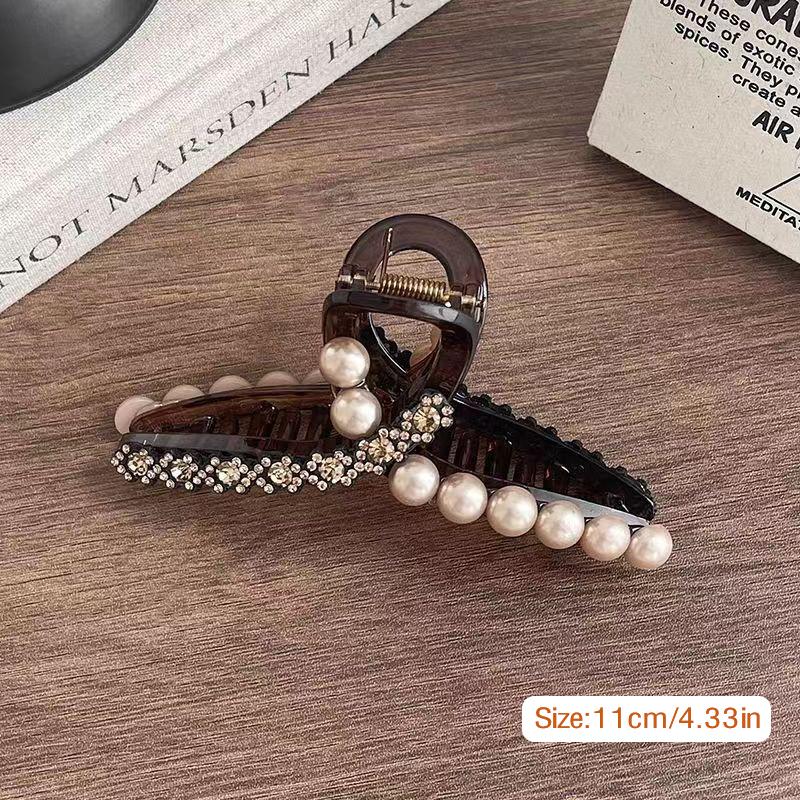 Pearl  Hair Clips For Women  Shark Clip Girls Hair Accessories Jewelry