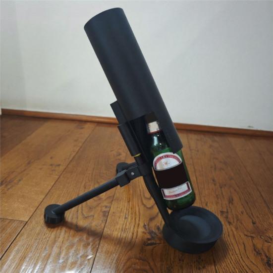 Mortar Beer Bottle Opener Tactical Artillery-Shaped Cap Remover Heavy-Duty Unique Desktop Decor for Home Bar Fun Gift for Military Fans
