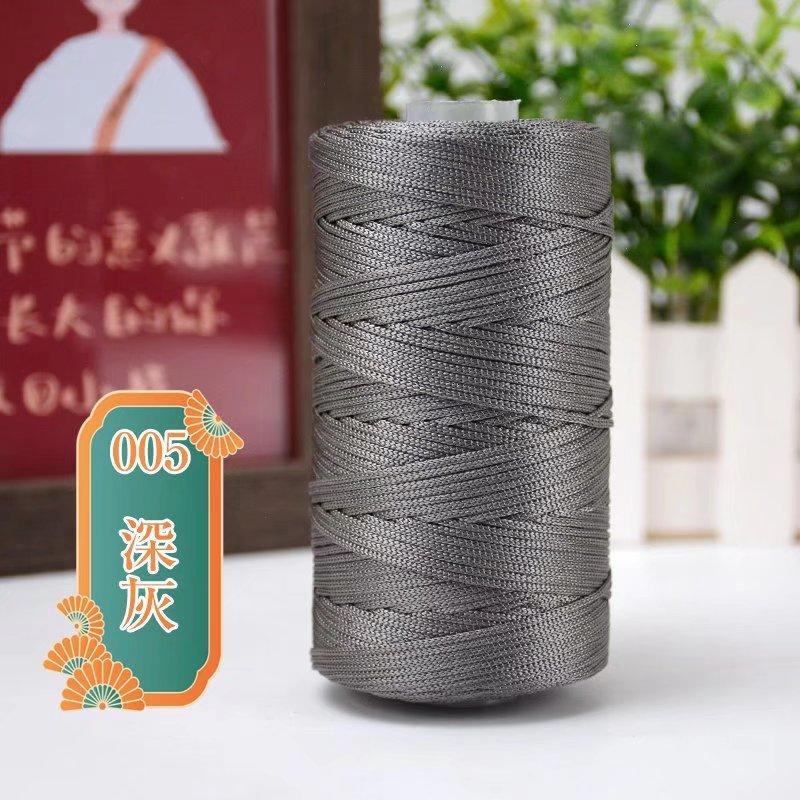 Mercerized Ice Hemp Thread 100G Shaft Medium And Thin Hollow Thread Sun Hat Shoes Crochet Hand-Woven Thread Full Free Shipping