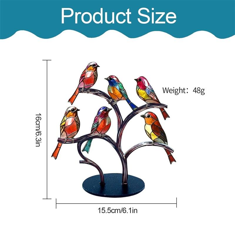 

Красочные акриловые фигурки птиц настольное украшение украшение для дома подарок современный стиль 1