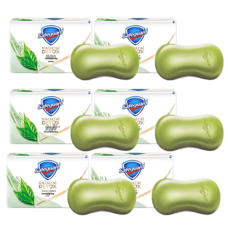Safeguard Soothing Tea Tree Oil Bar Soap (6-Pack)